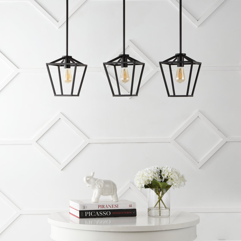 Trent Austin Design® Nickens 3 Light Kitchen Island Geometric Pendant